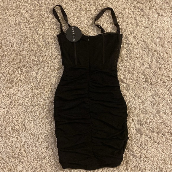 White Fox Black Mini Dress size XS NWT - Picture 5 of 5